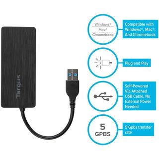 Adaptador de 4 puertos USB-A 3.0