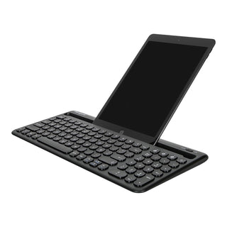 Teclado español multidispositivo con soporte para tablet y celular antimicrobial Targus