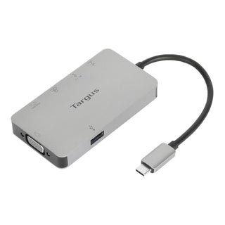 Docking Station USB-C DP Alt Mode de vídeo único 4K HDMI/VGA con fuente de alimentación Pass-Through de 100 W